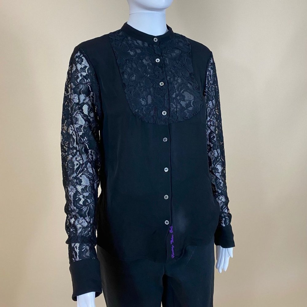 Silk Robert Graham Button-down  size large
